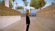 Парень в чёрном костюме HD GTA Online para GTA San Andreas miniatura 3