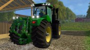 John Deere 9560R для Farming Simulator 2015 миниатюра 3