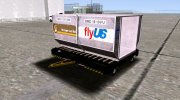 GTA V Airport Trailer (Big cargo trailer) (VehFuncs) для GTA San Andreas миниатюра 1