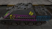 Качественные зоны пробития для Jagdpanther для World Of Tanks миниатюра 2