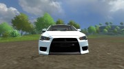 Mitsubishi Lancer Evolution v 2.0 для Farming Simulator 2013 миниатюра 9