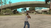 Бита для скин-пака The Ballas Gang para GTA San Andreas miniatura 4