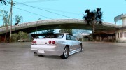 Nissan Skyline GT-R BCNR 33 для GTA San Andreas миниатюра 4