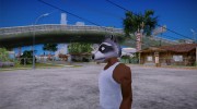 Raccoon mask (GTA V Online) для GTA San Andreas миниатюра 6