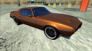 1970 Pontiac Firebird RHD для GTA San Andreas миниатюра 2