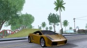 2006 Lamborghini Gallardo для GTA San Andreas миниатюра 5