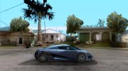 Koenigsegg CCX для GTA San Andreas миниатюра 5