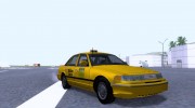 1994 Ford Crown Victoria Taxi для GTA San Andreas миниатюра 4