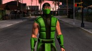 Mortal Kombat X Klassic Human Reptile для GTA San Andreas миниатюра 1