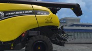 New Holland CR 90.75 Yellow Bull for Farming Simulator 2015 miniature 8