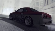 Nissan Skyline R32 Red Devil для GTA San Andreas миниатюра 3