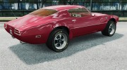 Pontiac Firebird 1971 для GTA 4 миниатюра 5