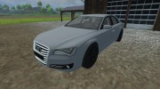 Audi A8 2012 для Farming Simulator 2013 миниатюра 1