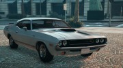 1970 Dodge Challenger RT 440 Six Pack for GTA 5 miniature 4