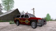 Chevrolet Suburban SFFD для GTA San Andreas миниатюра 5