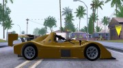 Radical SR3 RS 2009 for GTA San Andreas miniature 4