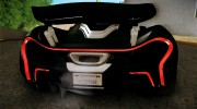McLaren P1 Black Revel for GTA San Andreas miniature 6