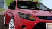 Ford Focus RS для GTA San Andreas миниатюра 6