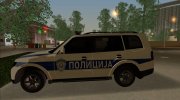 Mitsubishi  Pajero Serbian Police for GTA Vice City miniature 3