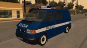 Volkswagen Transporter T4 Police (v.2) для GTA San Andreas миниатюра 1