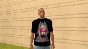 3D Space Cat T-Shirt для GTA San Andreas миниатюра 1