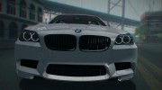 BMW M5 F10 2012 Stock Version para GTA San Andreas miniatura 3
