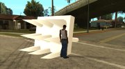 Огромные белые колья из Teenage Mutant Ninja Turtles (2003) для GTA San Andreas миниатюра 2