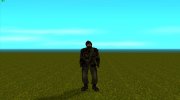 Член группировки Спектрум в кожаной куртке из S.T.A.L.K.E.R v.1 для GTA San Andreas миниатюра 2