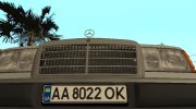 Mercedes Benz W124 для GTA San Andreas миниатюра 5