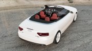 Audi A5 3.0 TDI Cabriolet (8T) 2009 for BeamNG.Drive miniature 4