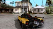 Pagani Zonda Cinque Roadster V2 for GTA San Andreas miniature 3