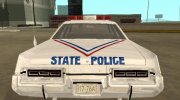 Dodge Monaco 1974 Illinois State Police para GTA San Andreas miniatura 7