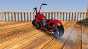 GTA V Western Motorcycle Zombie Chopper V1 для GTA San Andreas миниатюра 2