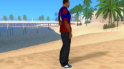Сине-красная футболка for GTA San Andreas miniature 4