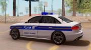Audi S4 - Croatian Police Car для GTA San Andreas миниатюра 3