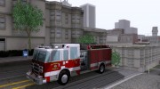 Pierce Pumpers. San Francisco Fire Departament E for GTA San Andreas miniature 1