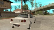 Nissan Skyline R34 VeilSide for GTA San Andreas miniature 4