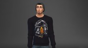 Сет мужских свитшотов 2 для Sims 4 миниатюра 5