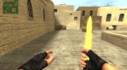 Gold Knife для Counter-Strike Source миниатюра 1