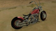 Harley-Davidson Knucklehead для GTA San Andreas миниатюра 3