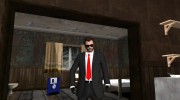 Skin GTA V Online HD в красном галстуке para GTA San Andreas miniatura 4