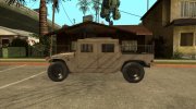 Hummer с пулемётом for GTA San Andreas miniature 2