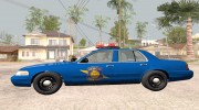Ford Crown Victoria Michigan Police para GTA San Andreas miniatura 2