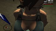 Sexy Lara Croft Big Boobs для GTA San Andreas миниатюра 3