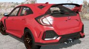 Honda Civic Type R (FK) 2018 для BeamNG.Drive миниатюра 2