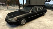 1998 Lincoln Town Car Hearse для GTA 4 миниатюра 1