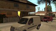 Fiat Doblo Van 2009 для GTA San Andreas миниатюра 1