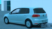 Volkswagen Golf VI (2008-2013) para GTA San Andreas miniatura 3