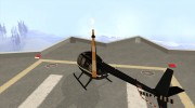 Robinson R44 Raven II NC 1.0 Чёрный для GTA San Andreas миниатюра 3