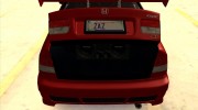 Honda Civic Si Sporty для GTA San Andreas миниатюра 5